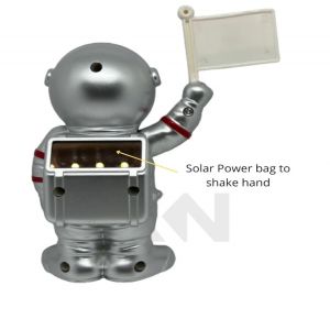 Planet Resin Statues Space Gifts for Car - white